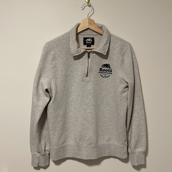 Roots Tops - ROOTS Womens Quarter Zip Sweater